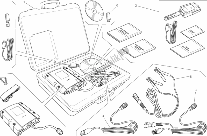 Toutes les pièces pour le Testeur Dds (2) du Ducati Superbike 848 EVO 2013